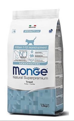 מונג׳ מזון לגורי חתולים 1.5 קילו