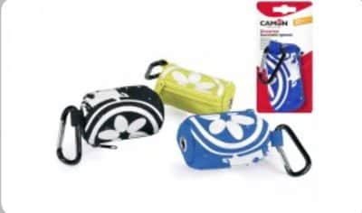 תיק צבעוני לשקיות + שאקל CAMON