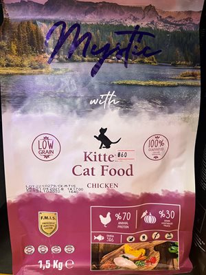 מזון מייסטיק לגורים בטעם עוף 1.5 ק"ג